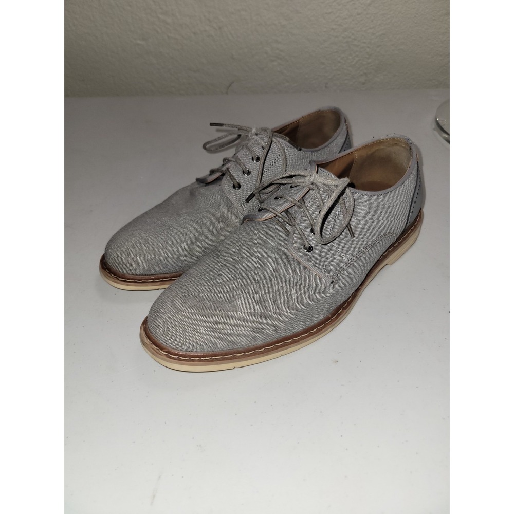 Madden Oxford Shoes Men's 9.5M Julian Dress Plain Toe Lace Up Gray‎